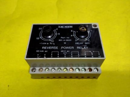 Aktieselskabet LK-NES P/N 601 A 0600 Reverse Power Relay 601A0600