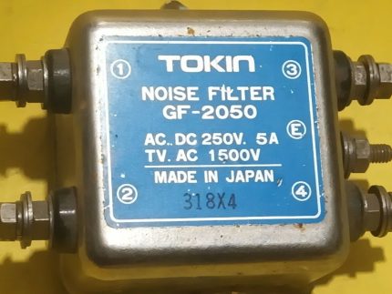Tokin Noise Filter AC-DC 250V 5A Noise Suppressor Power EMI Filter Model GF-2050