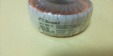 Toroid TA030/12 Twin Transformer Dual Primary TI-69042-ME-MD/Dual Transformer