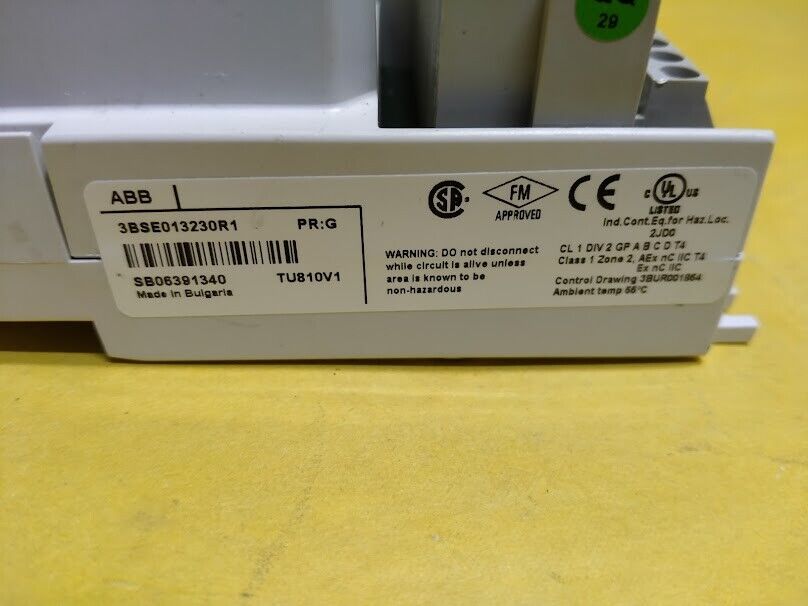 Asea Brown Boveri Including Base PLC Input Output Modules Model DI810 3BSE008510 - Image 4