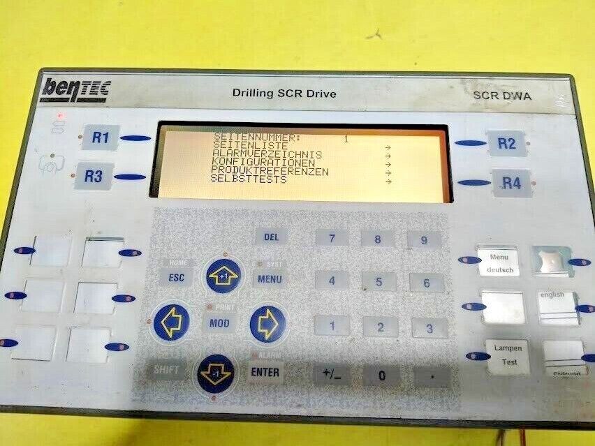 Telemecanique Magelis XBT-PM027110 V2.2 Operator Panel BENTEC drilling scr drive