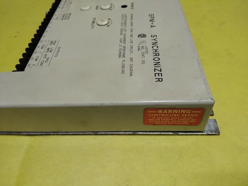 Woodward 9905-001 M SPM-A Synchronizer Module 9905001 Marine Store Spare - Image 5