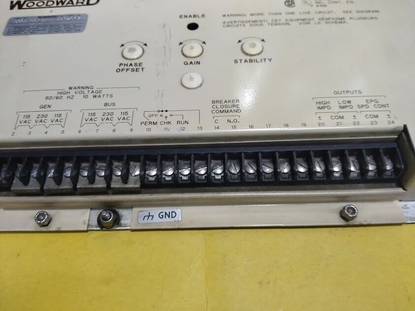 Woodward 9905-001 M SPM-A Synchronizer Module 9905001 Marine Store Spare - Image 2