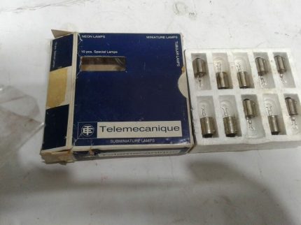 Telemecanique Neon Lamps 6.3V 2W Box Of 10 New