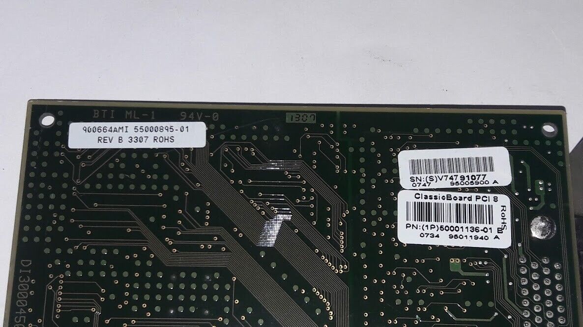 Digi 55000895-01 Rev B Classic Board PCI 8 PN: (1P)50001136-01 B - Image 3