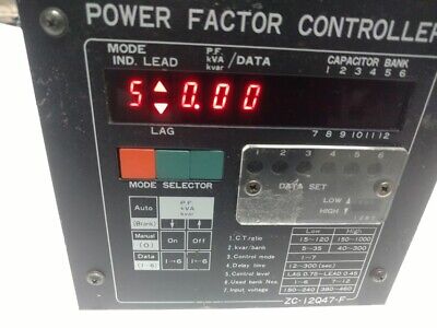 ZC-I2Q47-F National power factor controller 12 Banks Matsushita Electric