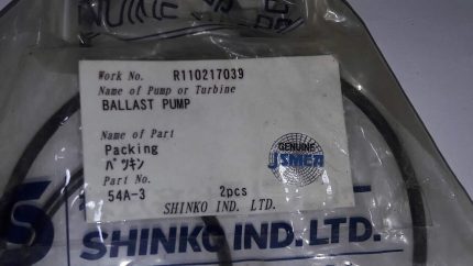 Shinko Ind Ltd Jsmea Genuine Part Ballast Pump Packing 54A-3 R110217039