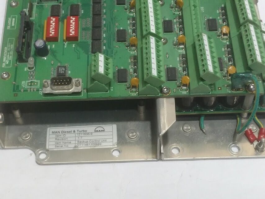 MAN Diesel & Turbo 1211636-9 Rev 1.7 Backup Control Unit 1881368-7 Rev 1.3 - Image 3