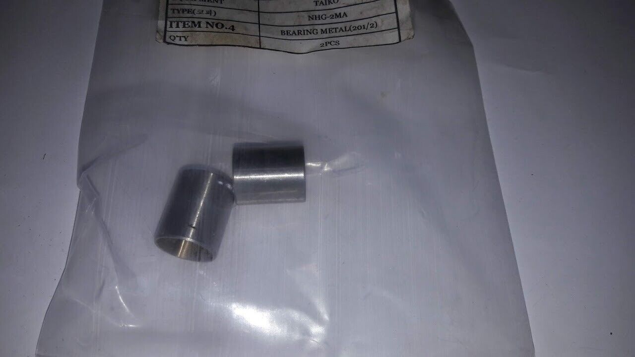 Taiko 2pcs bearing metal (201/2) NHG-2MA Marine Store Spare - Image 2