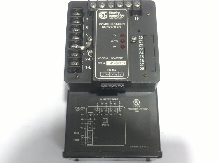 Electro Industries FDSP3-G-D CPU1000-3E-M200 Future+ Series with SF485DB3 - Image 3