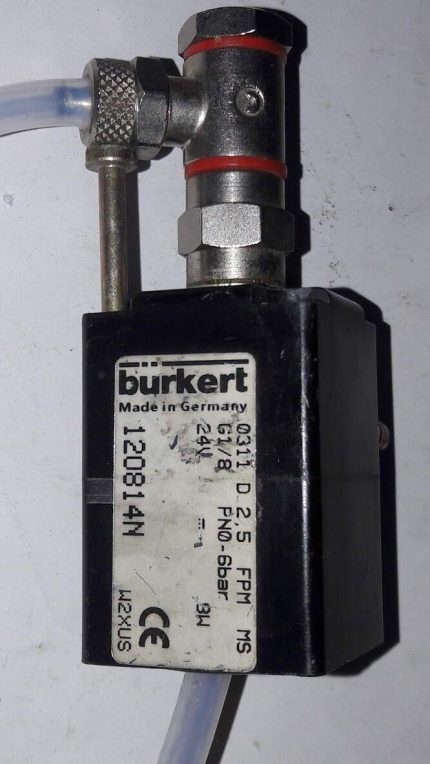 Burkert 120814N Solenoid Valve 0311 D 2.5 FPM MS G1/8 24V 120814N Marine Store