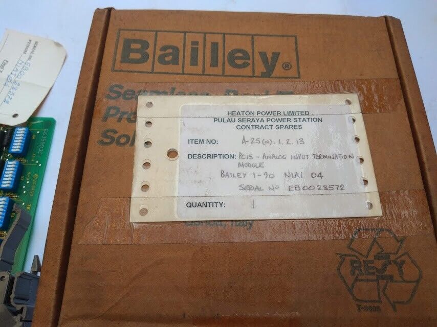 Bailey 6635994LI NIAI04 Infi 90 I/O Term Mod. Analog NIAIO4 Elsag Bailey New - Image 5