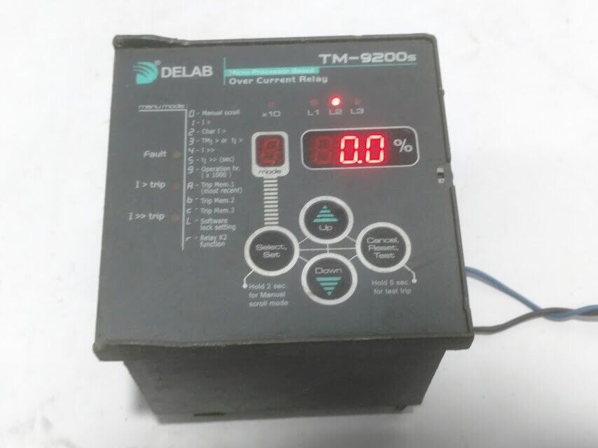 DELAB TM-9200s micro processor based over current relay TM-9200s-u240n-5a - Image 4