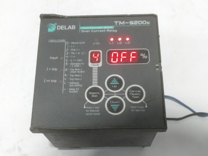 DELAB TM-9200s micro processor based over current relay TM-9200s-u240n-5a - Image 5