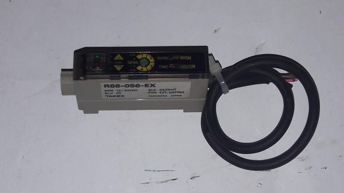 Takenaka R88-056-EX Takex fiber amplifier fiber optic sensors Takenaka Takex R88 - Image 3