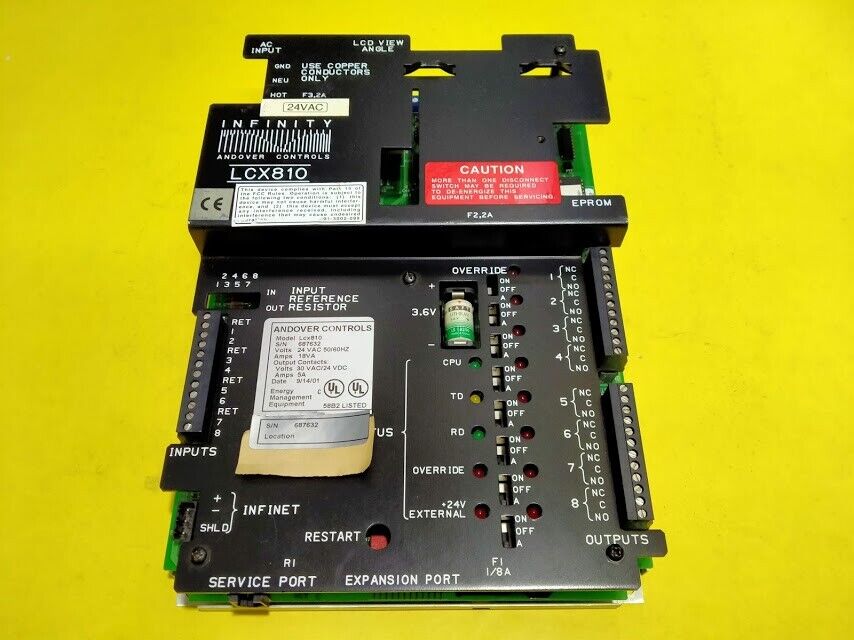 Andover Controls LCX810 Infinity Controller Energy Management Equipment New - Image 2