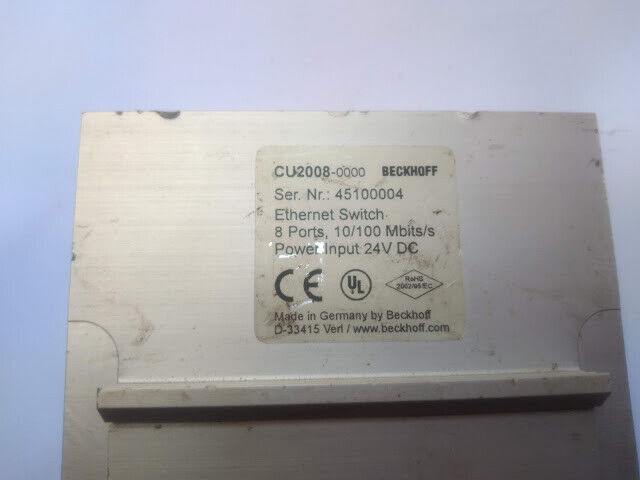 Beckhoff CU2008-0000 Ethernet Switch 8 Ports CU2008 - Image 9