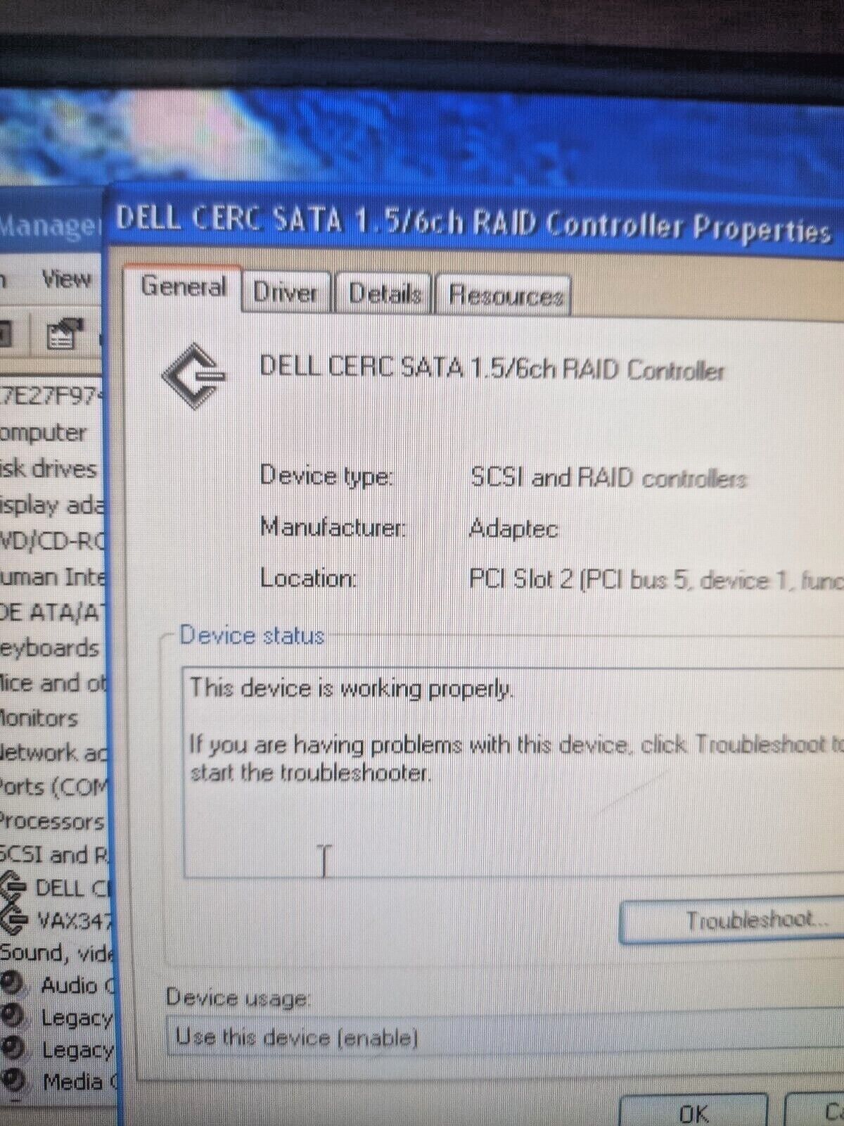 Adaptec Serial ATA 2610SA 0XD084 pci express raid AAR-2610SA/65MB/DELL5 - Image 5
