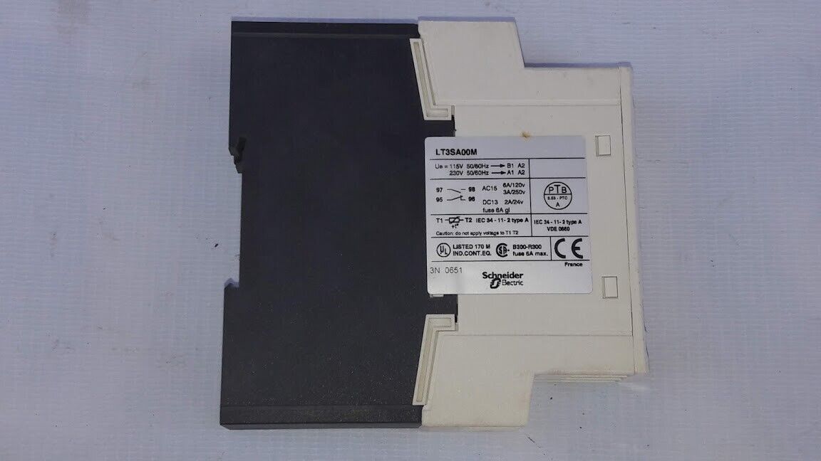 Schneider Electric Telemecanique LT3 SA00M Thermistor Protection Relay LT3SA - Image 3