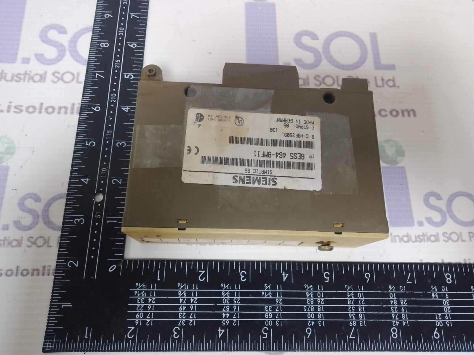 Siemens Simatic S5 6ES5 464-8MF11 E-Stand 05 Analog Input / Output Module - Image 8