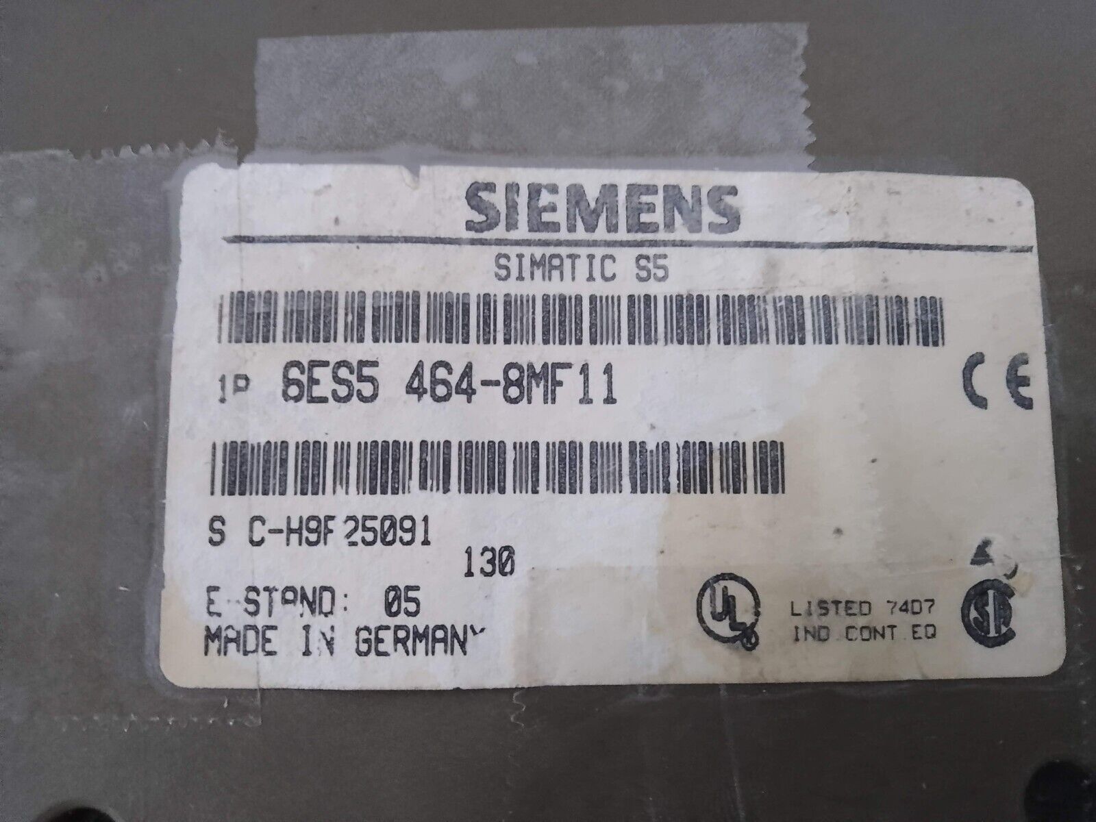 Siemens Simatic S5 6ES5 464-8MF11 E-Stand 05 Analog Input / Output Module - Image 4