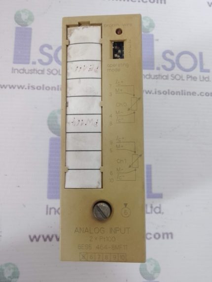 Siemens Simatic S5 6ES5 464-8MF11 E-Stand 05 Analog Input / Output Module