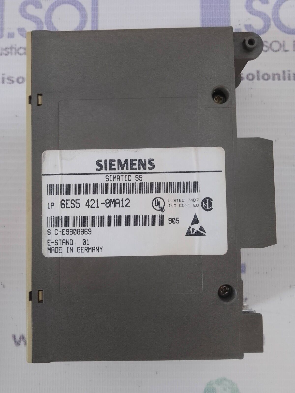 Siemens Simatic S5 6ES5 421-8MA12 E-Stand: 01 Digital Input / Output Module - Image 7