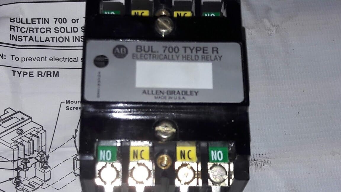 Allen-Bradley Bulletin 700-RL220A1 Ser B Type R Electrically Held Relay 700 - Image 2