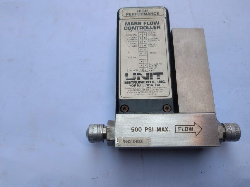 Unit Instruments UFC-1100A 15 SCCM GAS 500 Psi Max Mass Flow Controller - Image 4