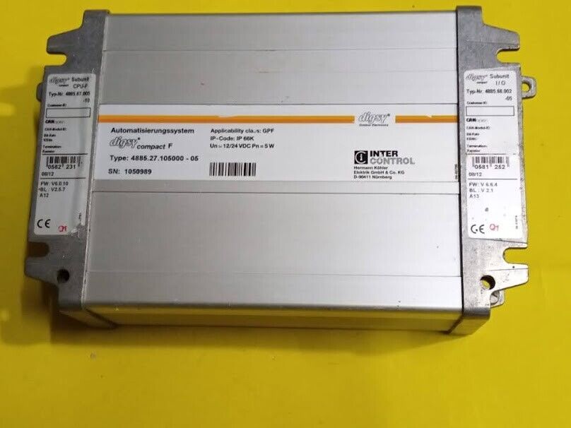 Inter Control Digsy Compact F 4885.27.105000-05 CPU-F 4885.67.005-10 FW:V6.8.10