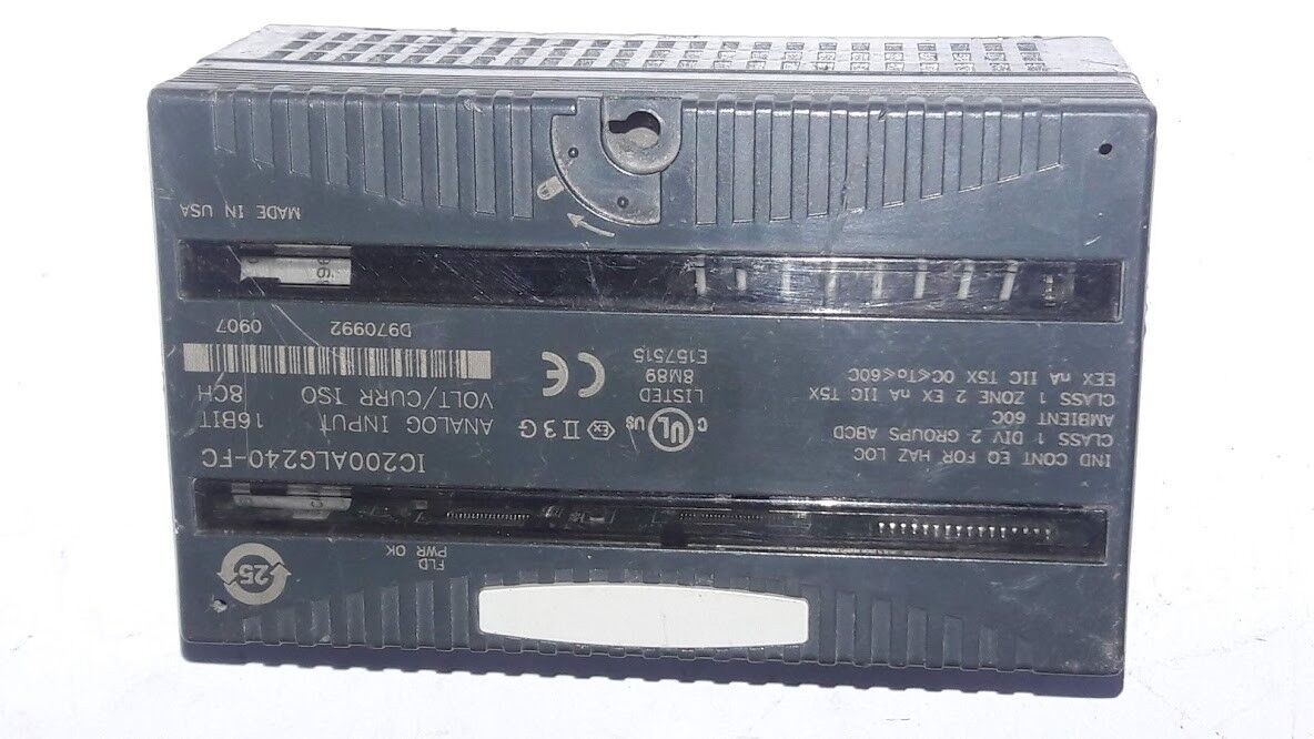 Ge Fanuc IC200ALG240-FC Analog input 16bit Volt/Curr IsO 8ch Module - Image 6