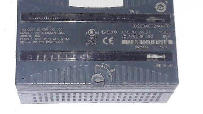 Ge Fanuc IC200ALG240-FC Analog input 16bit Volt/Curr IsO 8ch Module - Image 3