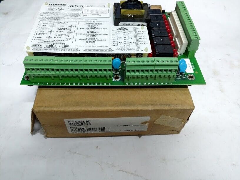 Novar Controls P/N 5700952 301155020 Rev 0 MINio INPUT/OUTPUT Module 24VAC New - Image 5