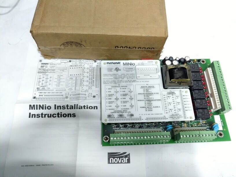Novar Controls P/N 5700952 301155020 Rev 0 MINio INPUT/OUTPUT Module 24VAC New - Image 4