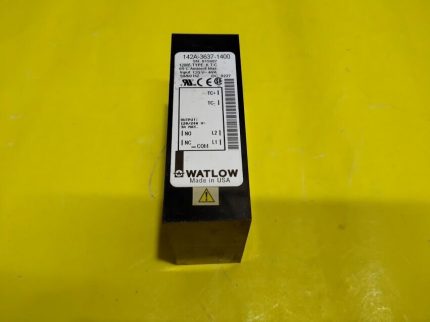 Watlow 142A-3637-1400 Temperature Controller 1200F TYPE K T/ 142A36371400