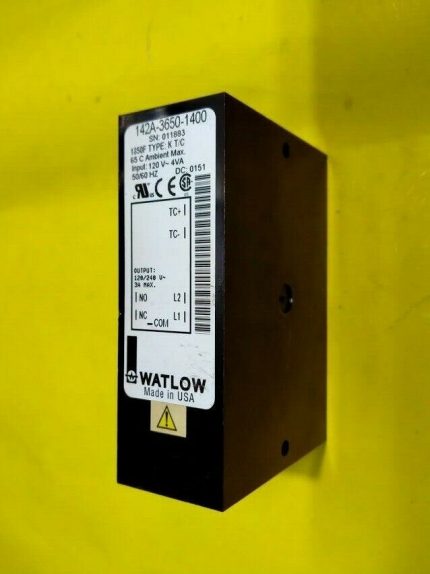 Watlow 142A-3650-1400 Temperature Controller 1850F TYPE K T/C New