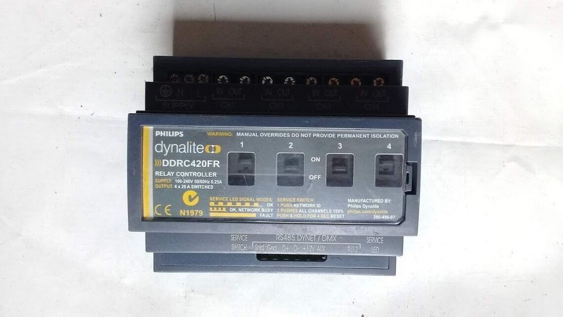 Philips Dynalite DDRC420FR Relay Controller 100-240V 0.25A - Image 5