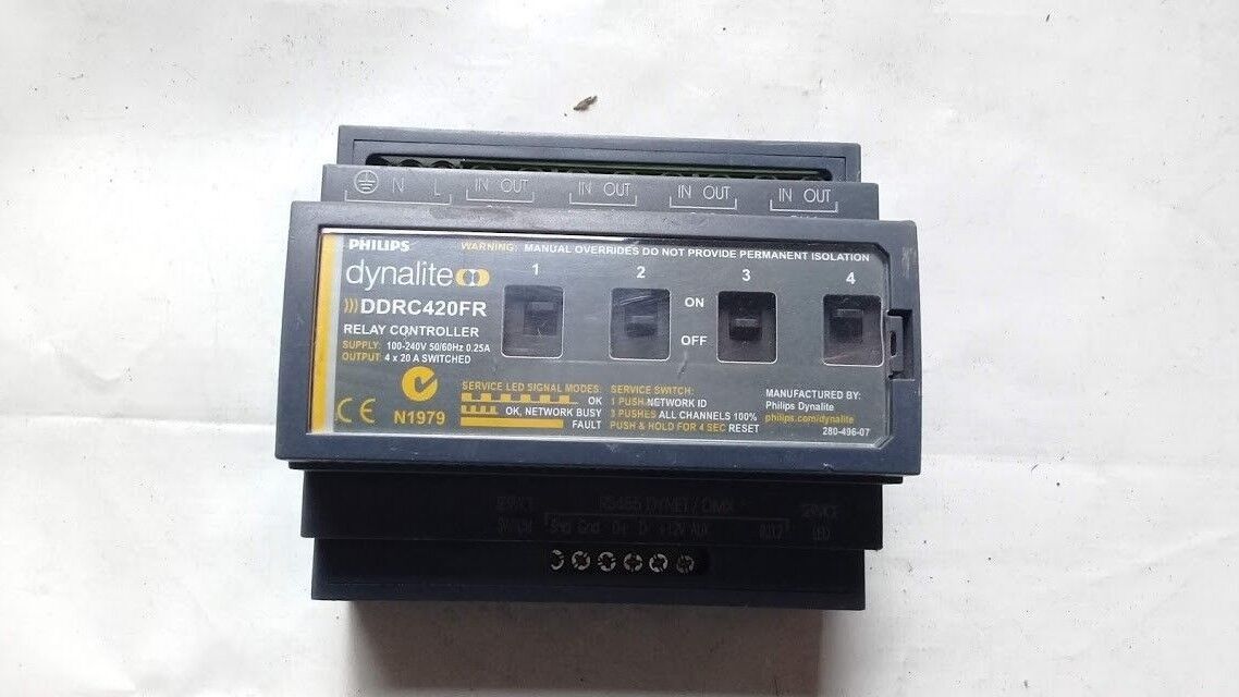 Philips Dynalite DDRC420FR Relay Controller 100-240V 0.25A - Image 3