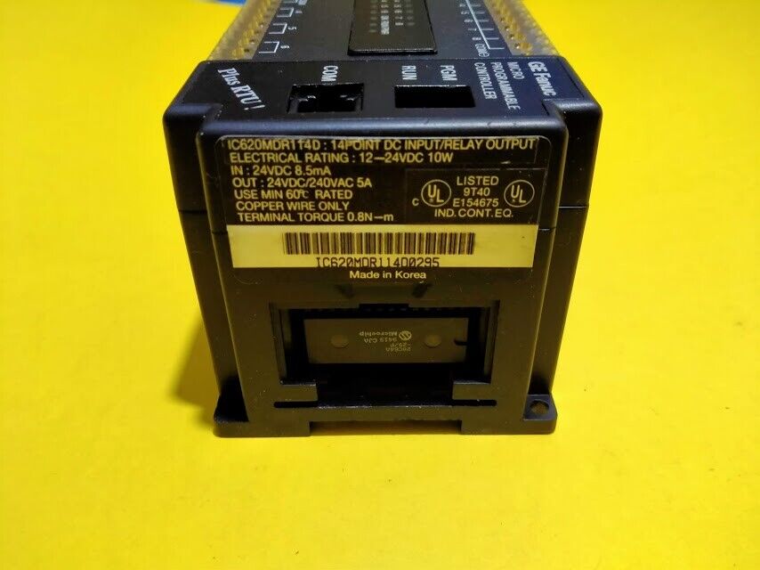 GE Fanuc IC620MDR114D Micro Programmable Controller IC620MDR114D0295 - Image 4