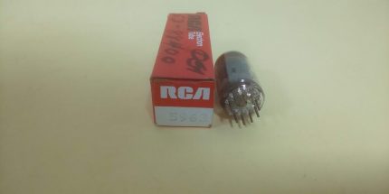 RCA Electron 5963  Gray Glass Vacuum Tube