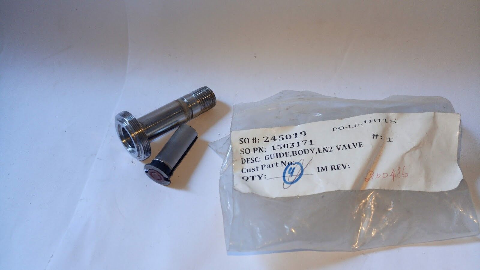 1503171 Guide Body LN2 Valve 245019