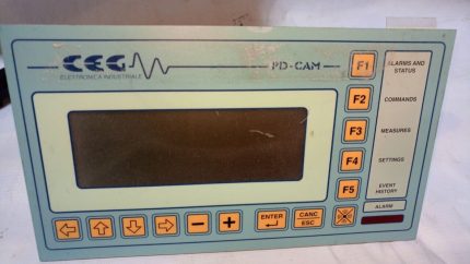 CEG Elettronica Industriale PD-CAM P/n 0476-00-013-01 Display Panel As is Basis