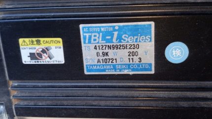 AC Servo Motor TBL-I Series 4127N9925E230 Tamagawa Seiki co. Ltd New
