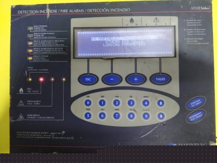 Athena ECS V1.1 Fire Detection Alarm Panel Pull Athena  Software Ver. 1.12