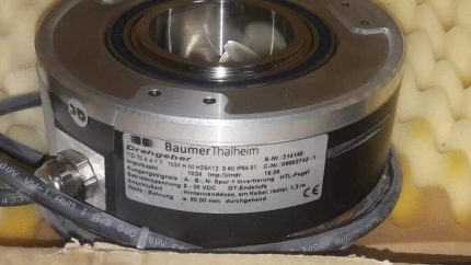 Baumer 314140 09001191-1 Lenze IG ITD70A4Y7 1024 HNI H2SK12S60 EnCoder TIL Kran