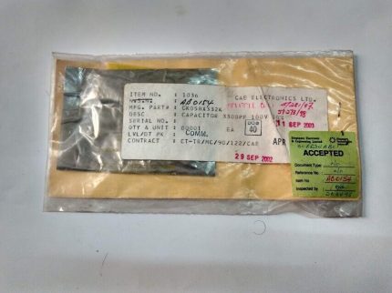 CAE Electronics LTD CK05BX332K Capacitor 3300PF 100V 10% New