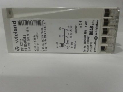 Wieland SXT 12 R3.185.0030.0 Monitor Relay