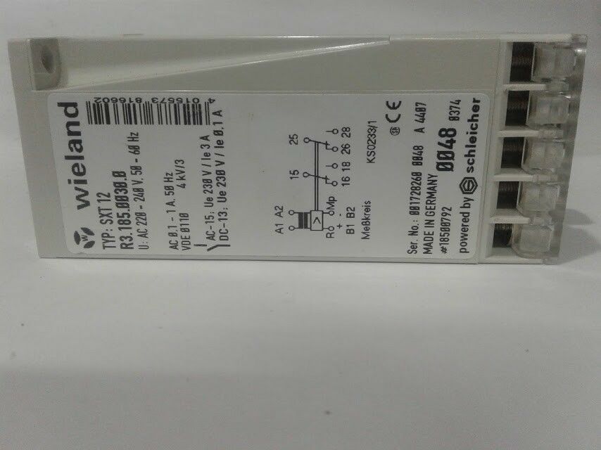 Wieland SXT 12 R3.185.0030.0 Monitor Relay