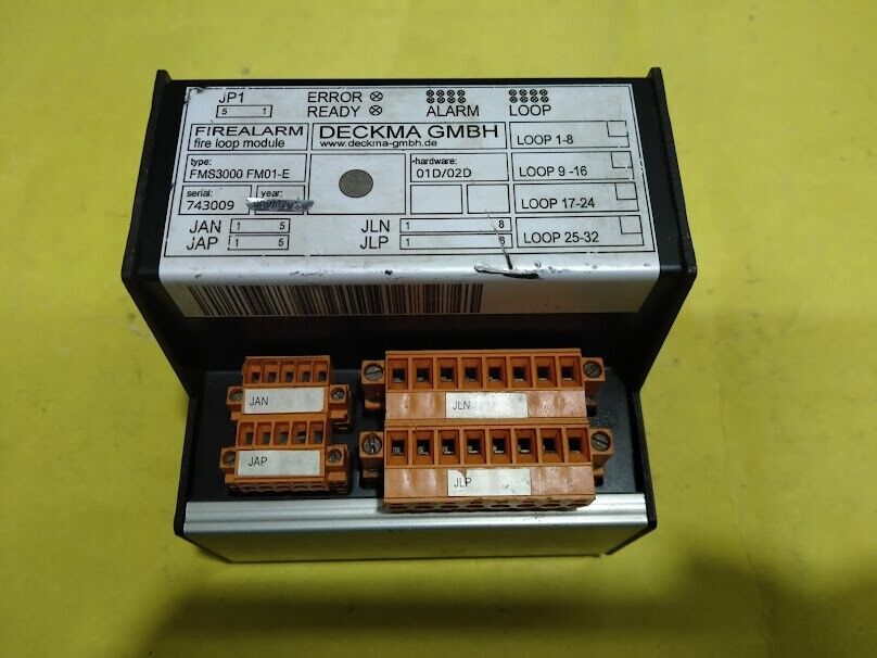 Deckma GMBH Fire Alarm Fire Loop Module-Control Panel Model FMS 3000 FM01-E - Image 2