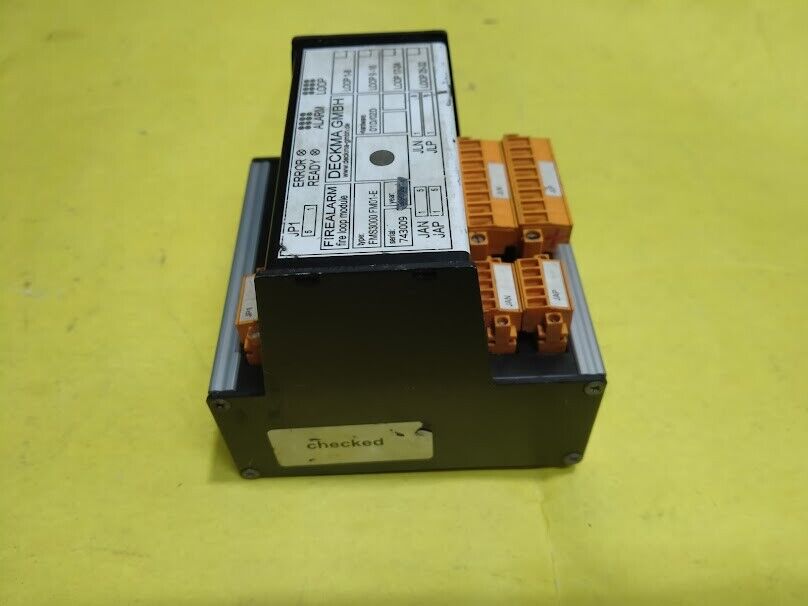 Deckma GMBH Fire Alarm Fire Loop Module-Control Panel Model FMS 3000 FM01-E - Image 3